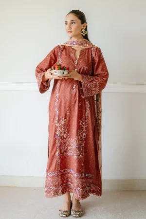 AMAVI-3 Piece - Premium Embroidered Jacquard - 5551-RTI