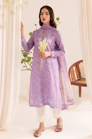 BAYRI 3 PIECE - PREMIUM EMBROIDERED LAWN - 9074-RTI