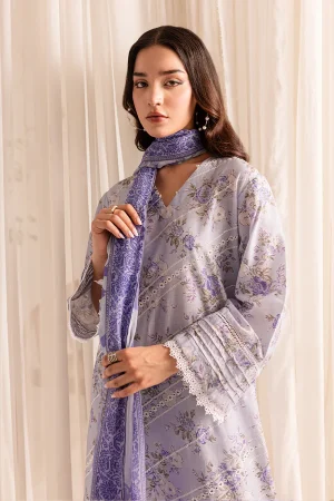 BAYRI 3 PIECE - PREMIUM EMBROIDERED LAWN - 9075-RTI