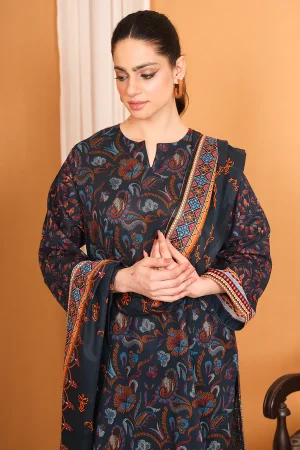 SUMMER PRINTS-3 Piece Digitally Printed Lawn - 7789-RTI