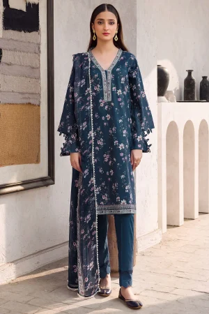 CLASSIC LAWN 3PC-4605-AFRA DIGITAL PRINTED LAWN-MOTIFZ