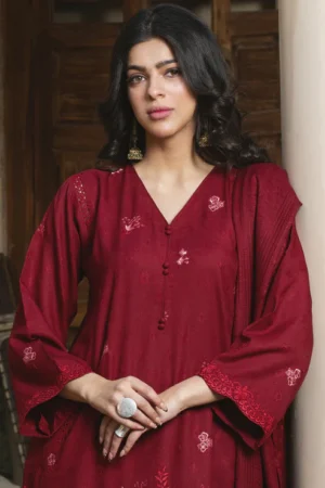 MAHA 3 Piece - Premium Embroidered Jacquard Wool - 3114