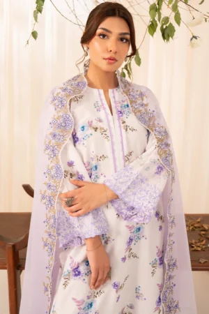 3 Piece - Premium Embroidered Lawn - 564 RTI