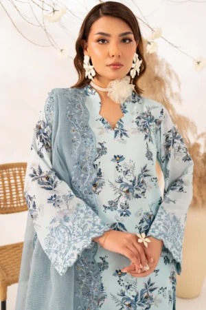 3 Piece - Premium Embroidered Lawn - 567 RTI