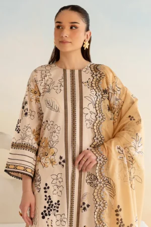 3 Piece- Premium Digitally Printed Lawn - 9161-RTI