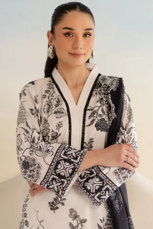 3 Piece- Premium Digitally Printed Lawn - 9170-RTI