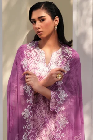 ENARA 3 Piece - Luxury Embroidered Lawn - 1004