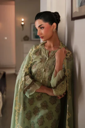 ENARA 3 Piece - Luxury Embroidered Lawn - 1009