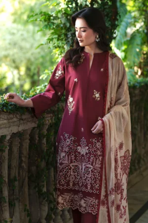 ENARA 3 Piece - Luxury Embroidered Lawn - 3701