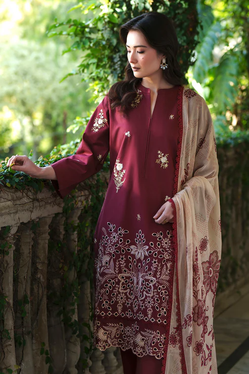 ENARA 3 Piece – Luxury Embroidered Lawn – 3701