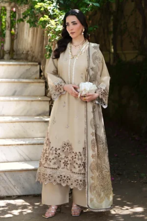 ENARA 3 Piece - Luxury Embroidered Lawn - 3710