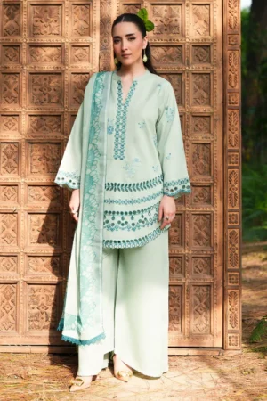ENARA 3 Piece - Luxury Embroidered Lawn - 3705