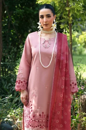 ENARA 3 Piece - Luxury Embroidered Lawn - 3708