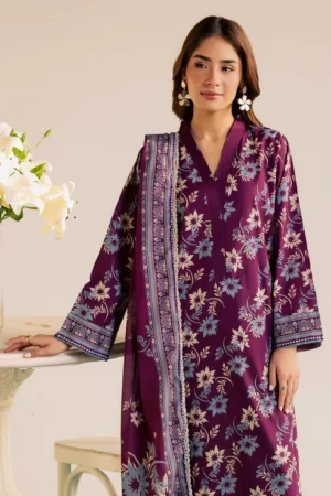 Print Dairy 3 Piece- Premium Digitally Printed Lawn - 3780