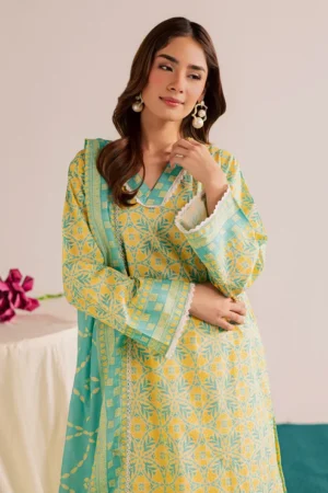 Print Dairy 3 Piece- Premium Digitally Printed Lawn - 3773