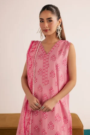 Print Dairy 3 Piece- Premium Digitally Printed Lawn - 3776