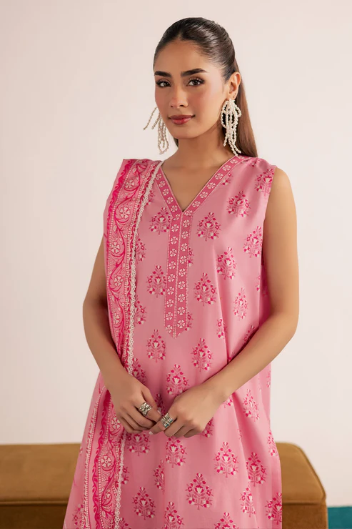 Print Dairy 3 Piece- Premium Digitally Printed Lawn – 3776