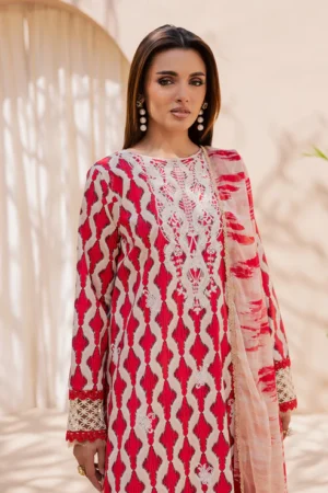 Savoy 3 Piece - Premium Embroidered Lawn - 3735