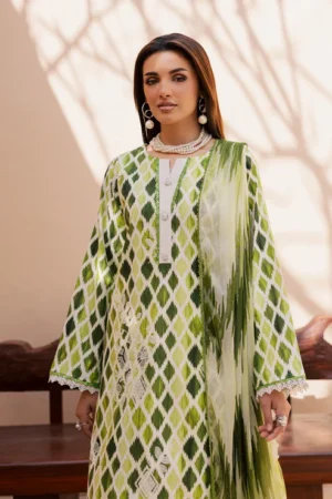 Savoy 3 Piece - Premium Embroidered Lawn - 3737