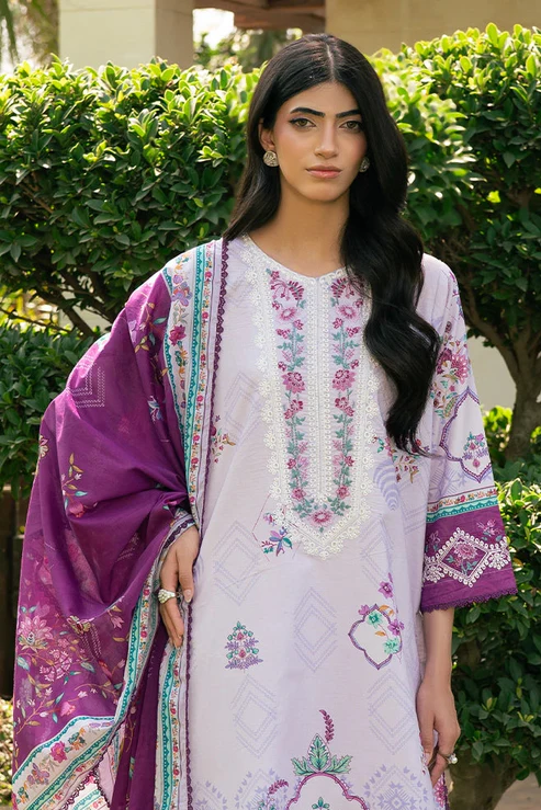 3 Piece – Premium Embroidered Lawn – 3753