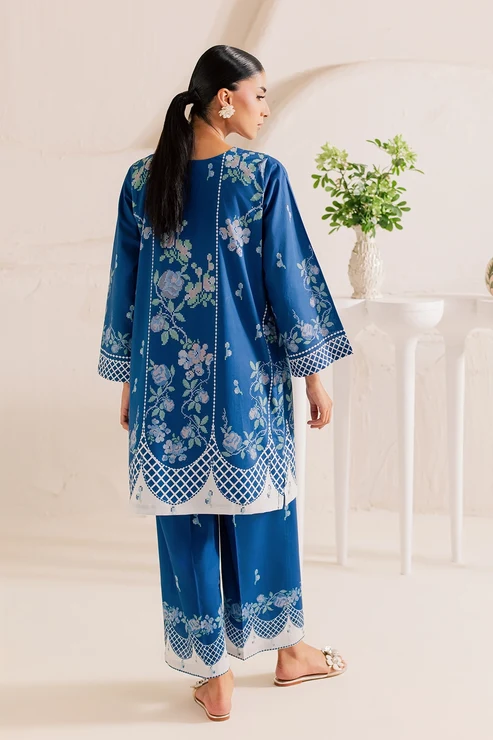 Stitched 2 Piece - Printed Lawn - Bluebell - Image 3