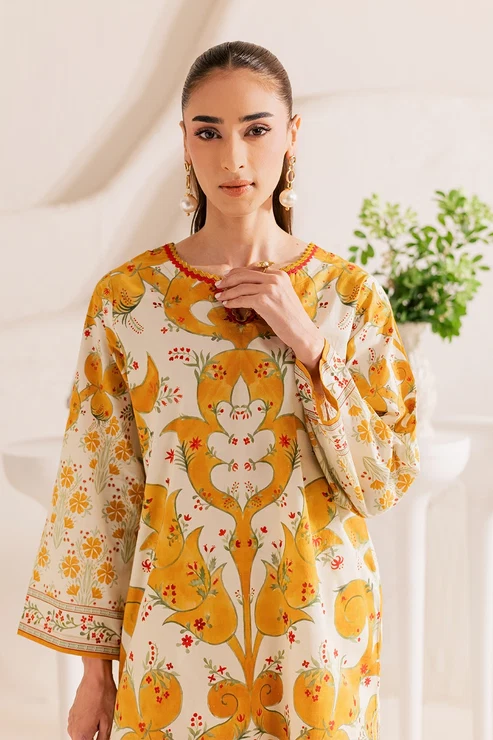 Stitched 2 Piece – Printed Lawn – Buttercup