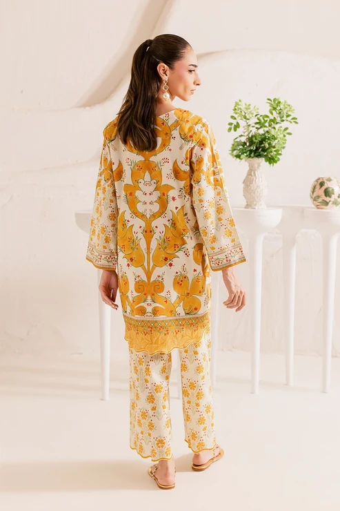 Stitched 2 Piece - Printed Lawn - Buttercup - Image 3