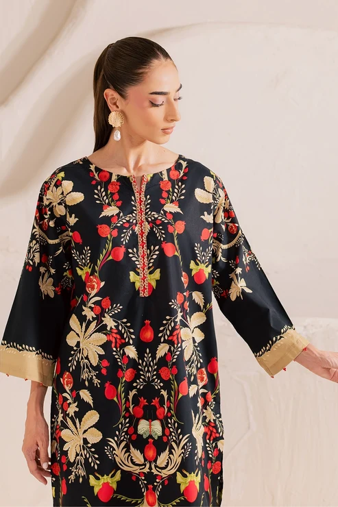 Stitched 2 Piece – Printed Lawn – After Dark